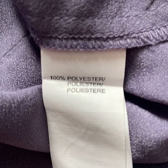 Kensie Purple Ruffle Short Sleeve Top - Picture 3 of 4